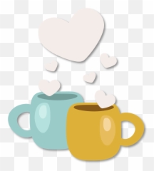 Library Of Coffee Mug With Heart Svg Png - Clipart Transparent Background Coffee Heart Mug