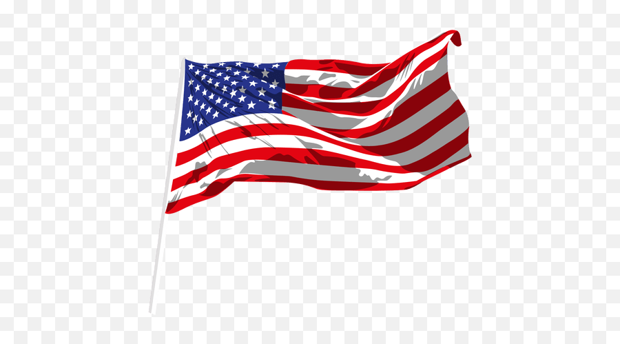 Usa Flag Free Png Image - American Flag Drawing Easy,American Flag Png Free