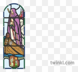 St Columba Stained Glass Window Re Religion Ks1 Illustration - Stained Glass Png,Stained Glass Png
