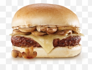 Fresh Canadian Signature Burgers - Mushroom Swiss Burger Png,Burgers Png
