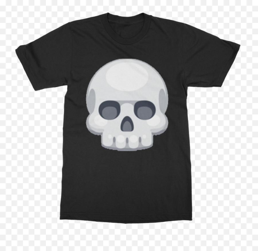 Skull Emoji Classic Adult T - Emmy The Great Shirt Png,Skull Emoji Png