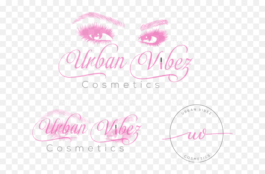 Awesome Eyelashes Makeup Artist Logo - Calligraphy Png,Makeup Artist Logo