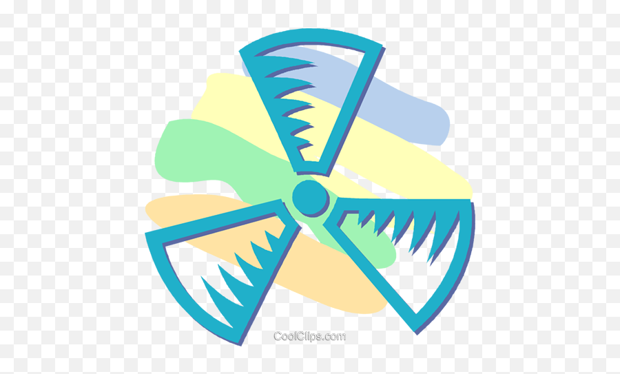Radioactive Symbol Royalty Free Vector Clip Art Illustration - Emblem Png,Radioactive Logo