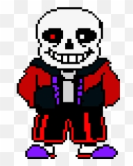 Who Slashed Me His Mark - Reaper Sans Sprite png