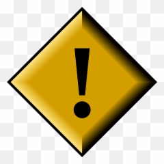 Diamond - Exclamation Mark Transparent png