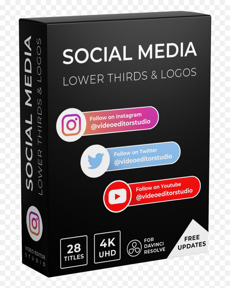 Social Media Pack - Dot Png,Free Lower Thirds Png