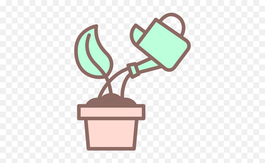 Watering Sprout Icon - Plant Pot Icon Transparent Png,Sprout Png