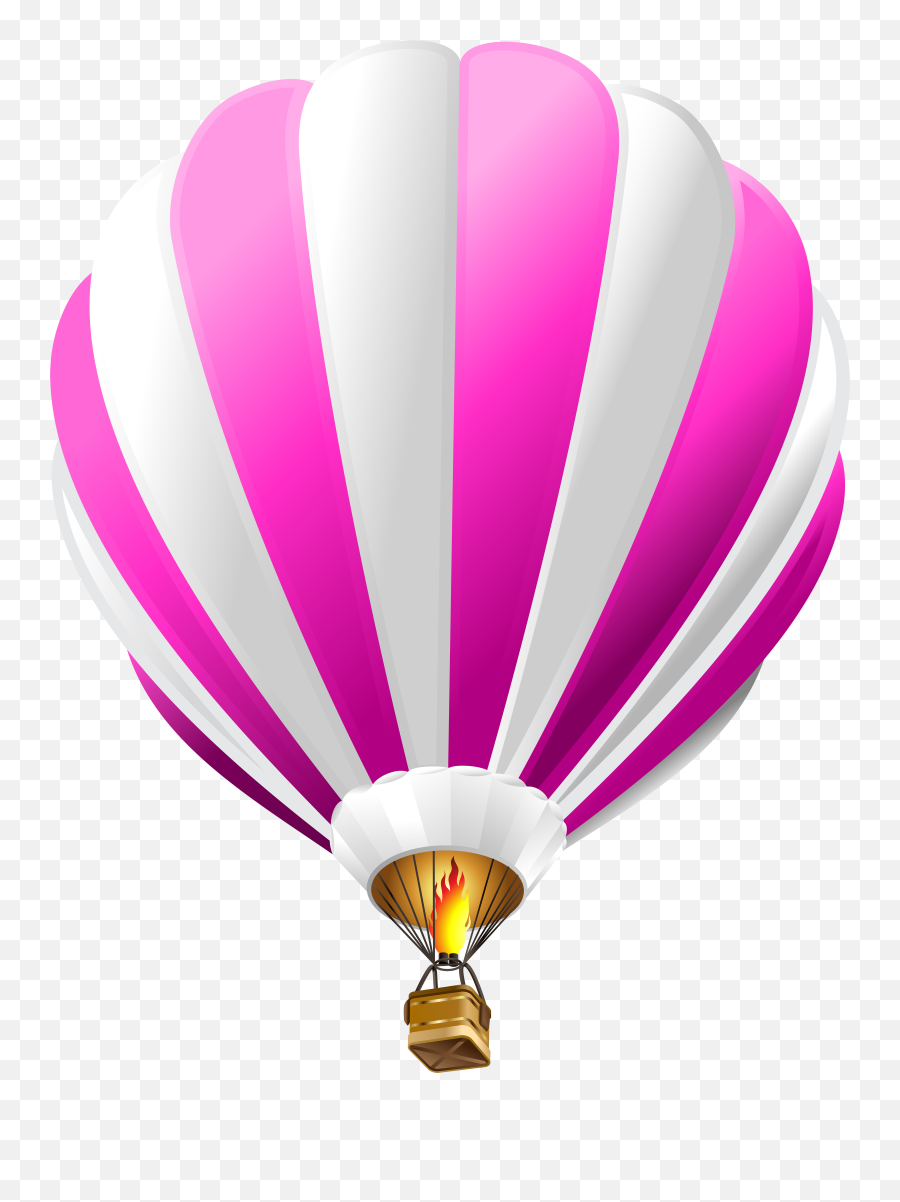Pink Balloon Png Transparent Background Download Full Size - Hot Air Balloon Transparent Background Clip Art,Balloon Png Transparent Background