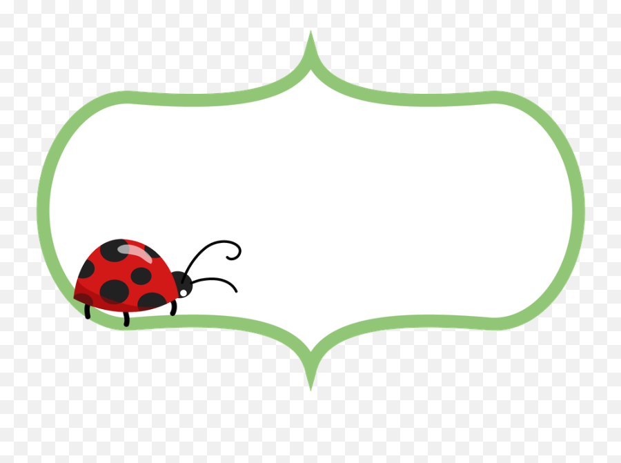 Frame Ladybug Png Transparent Cartoon - Jingfm Dot,Transparent Ladybug