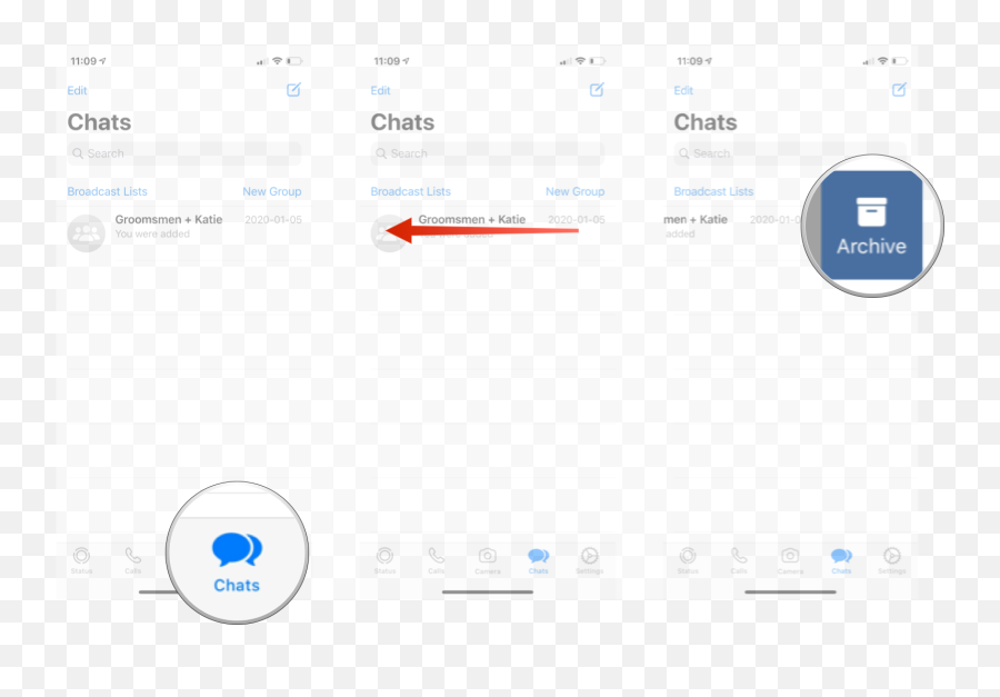 How To Archive Chats And Delete Your Account From Whatsapp - Technology Applications Png,Archive Of Our Own Logo