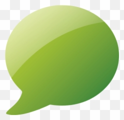 Web 2 Green Speech Bubble Icon - Png Bubbles Transparent