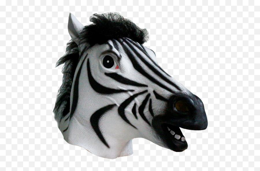 Zebra Mask - Zebra Masker Png,Horse Mask Png