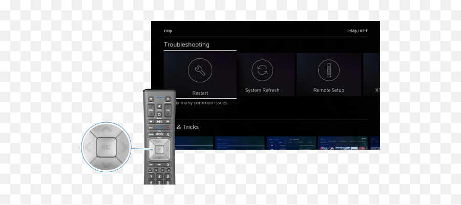 Restart Your Xfinity X1 Cable Box - Restart Xfinity Cable Box Png,Reboot Icon