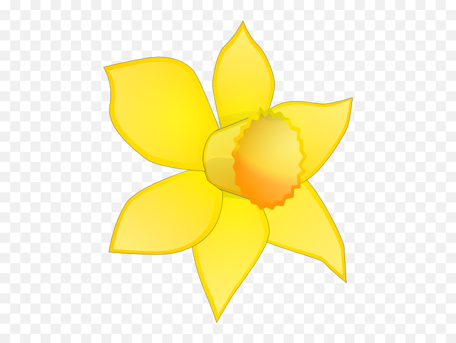 Cartoon Daffodil Flower - Flower Cartoon Daffodils Png,Daffodil Icon