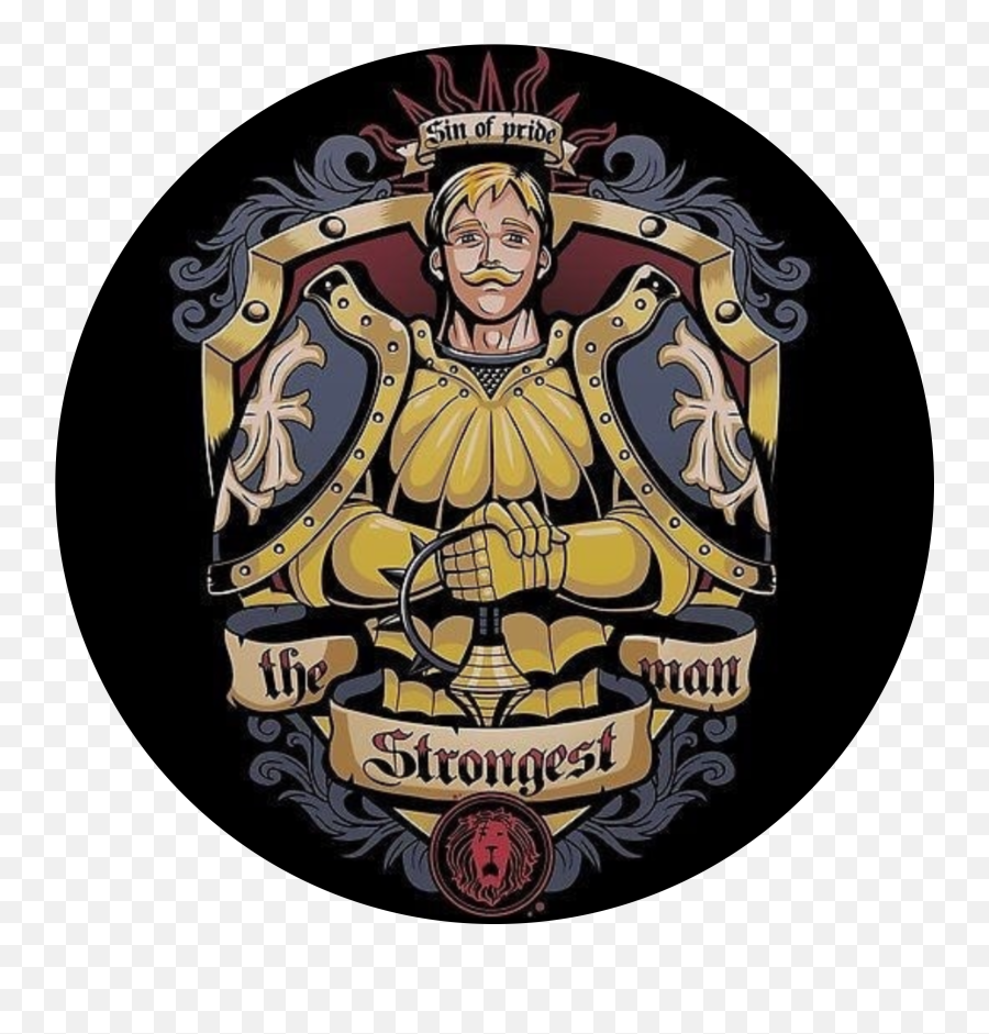 Sinofpride Escanor Lion Liones Sticker - Escanor Seven Deadly Sins Design T Shirt Png,Escanor Icon