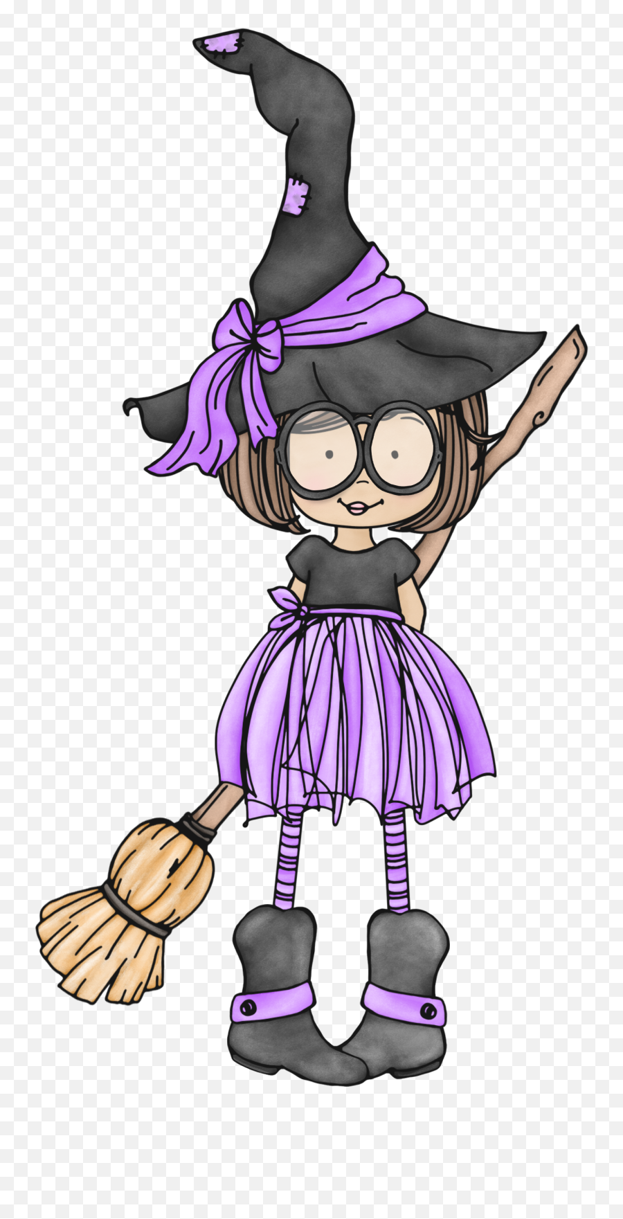 Drawing Witches Witch Hat Transparent U0026 Png Clipart Free - Witch With Glasses Cartoon,Witch Hat Transparent Background