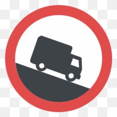 Free Icon - Steep Descentsign Png