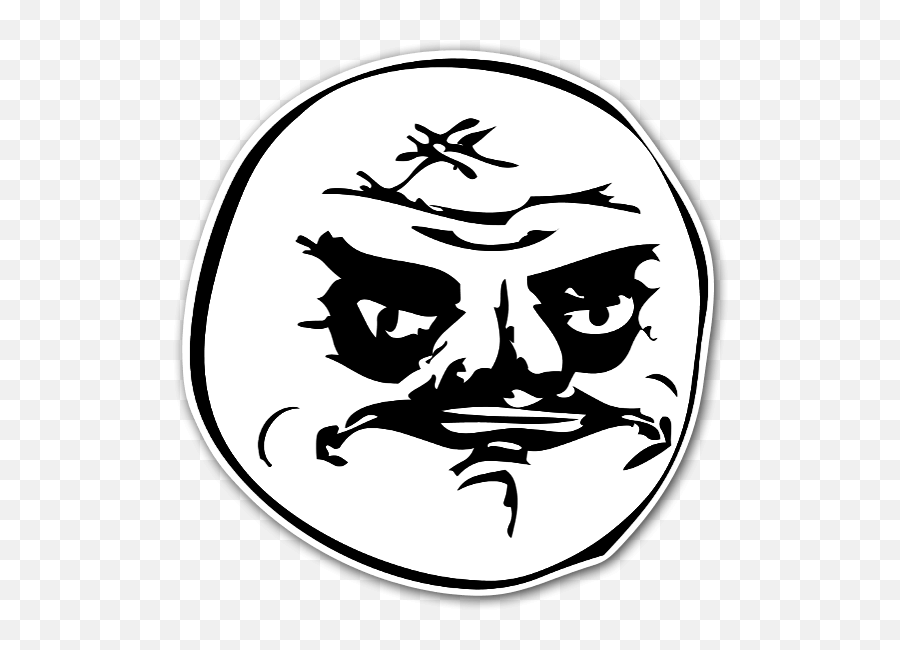 Memes Angry Face - Me Gusta Face Png,Angry Meme Face Png