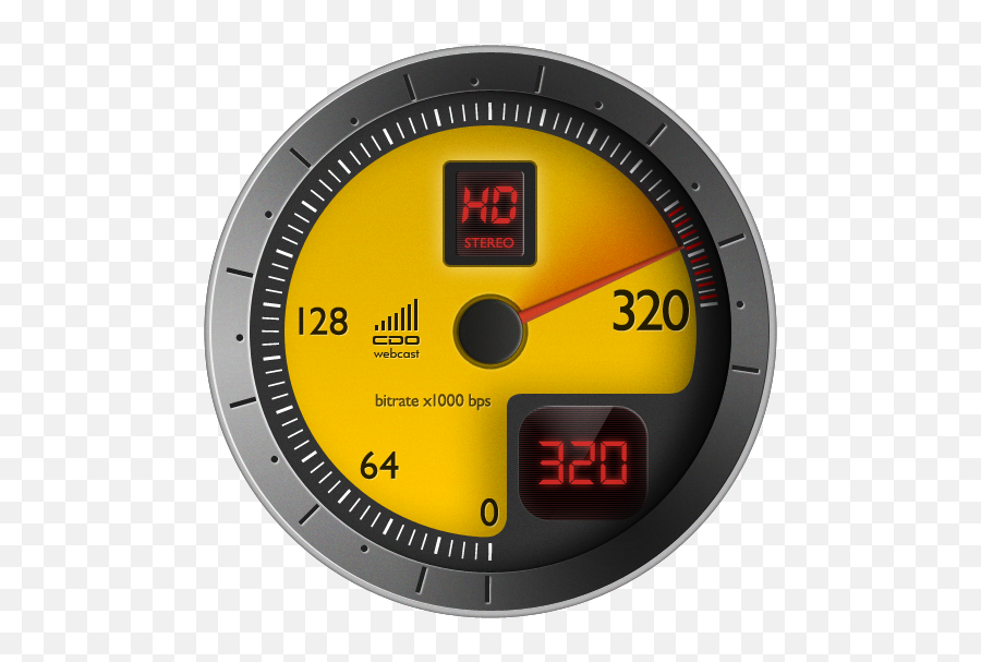 Rádio Vox 320 Free Internet Radio Tunein - Versace Wall Clock Png,Speedometer Logos