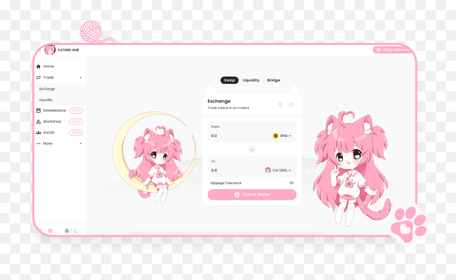 Catgirl Coin - A Nyatastic Nft Focused Coin Fictional Character Png,Neko Girl Icon