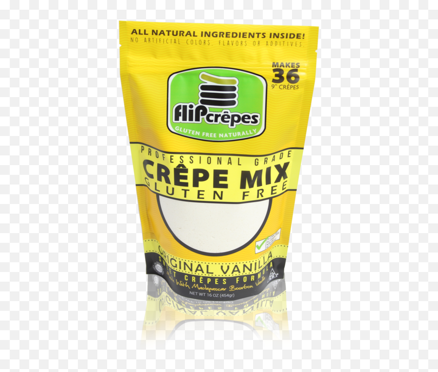 Flip Crêpes Gluten Free In Chicago French Market - Product Label Png,Crepe Icon