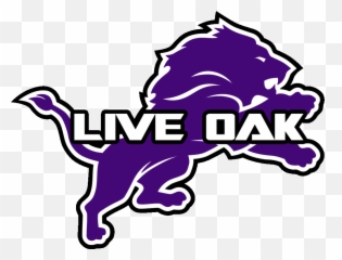 Detroit Lions Black Logo Clipart - Full Size Clipart High School Live Oak Ca Png,Detroit Lions Logo Png