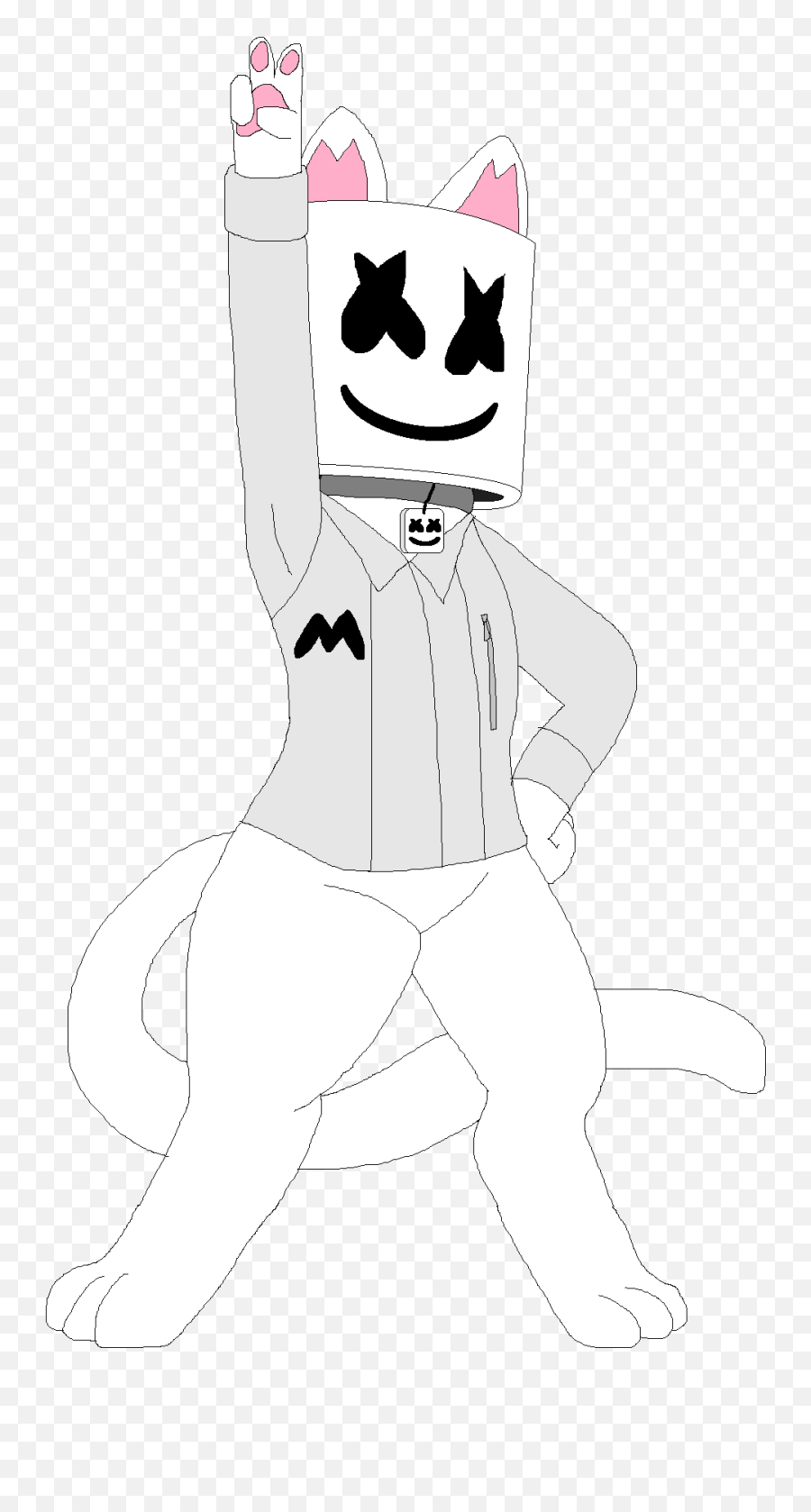 Neko Marshmello Rmarshmello - Fictional Character Png,Marshmello Icon