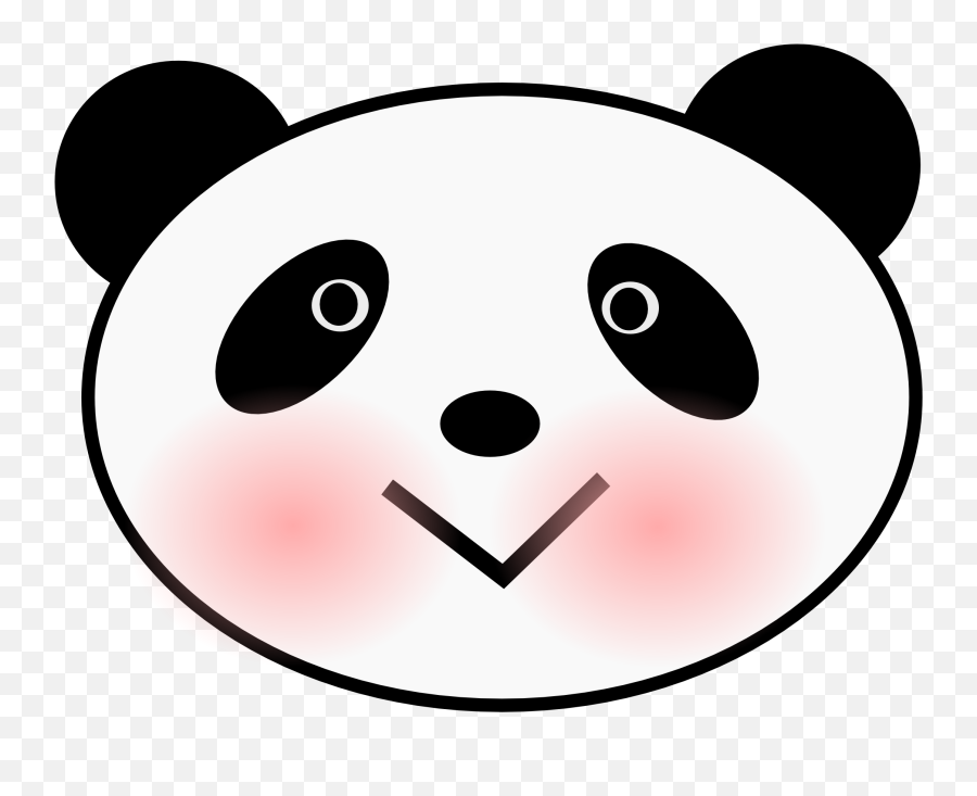 Cute Panda Clipart Free Images 3 - Wikiclipart Cute Panda Head Clipart Png,Cute Panda Png