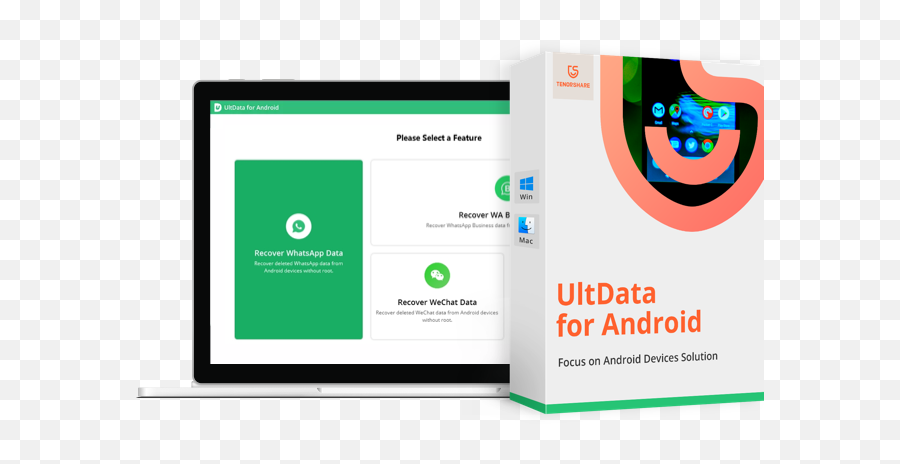 Official Tenorshare Ultdata For Android Your Best - Tenorshare Reiboot For Android Png,Gallery Icon Missing In Android