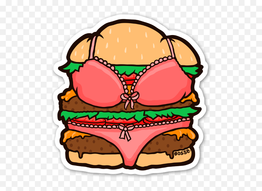 Bikini Burger - Burger In A Bikini Png,Cartoon Burger Png