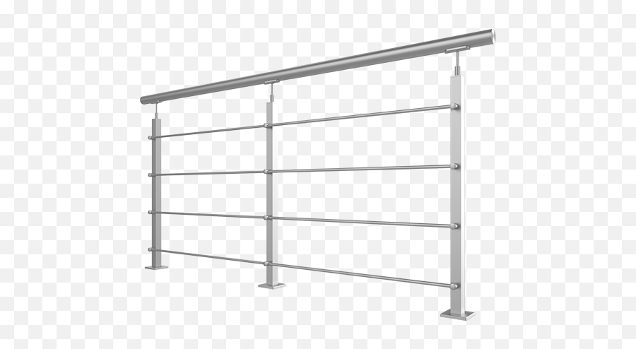 Wide Range Of Railings Curved Couplers - Stainless Steel Railing Png,Railing Png