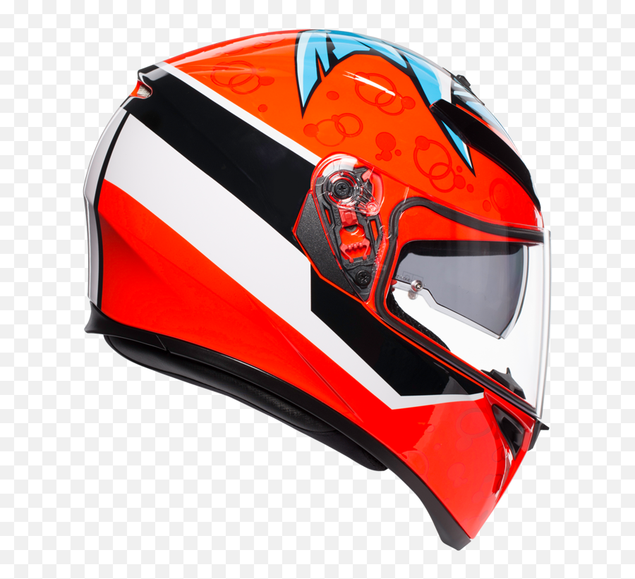 Full - Face Helmet Agv K3 Sv Attack Mototourcompl Online Store Agv K3 Sv Attack Helmet Png,Agv K3 Rossi Icon Helmet