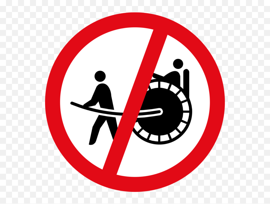 Download Rickshaws Prohibited Sign - Earth Png,Prohibido Png