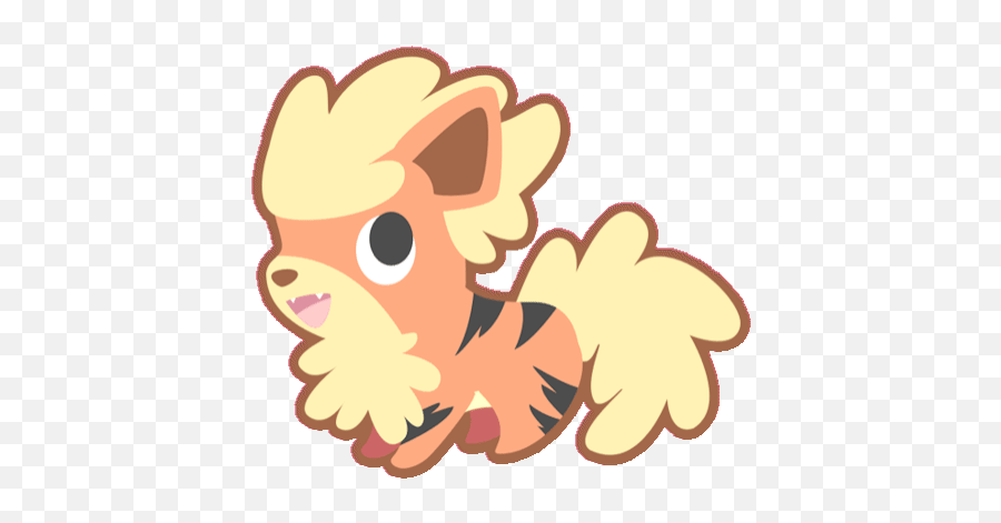 Best Growlith Gifs Gfycat - Cute Pokemon Evolution Gifs Png,Arcanine Icon
