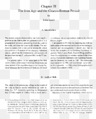 Pdf Lund J 2004 The Iron Age And Graeco - Roman Period Document png