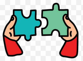 Puzzle Matching Icon Doodle Style - Png