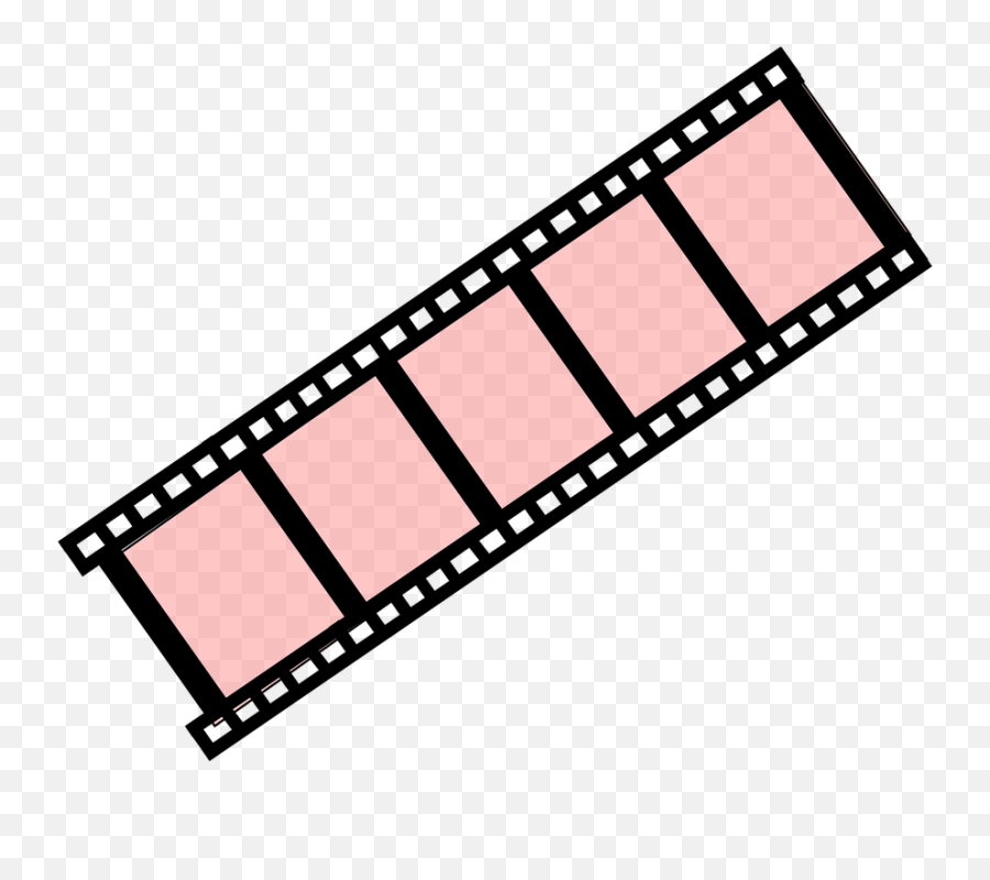 Pink Film Clip Art - Vector Clip Art Online Pink Film Clipart Png,Movie Clapper Png