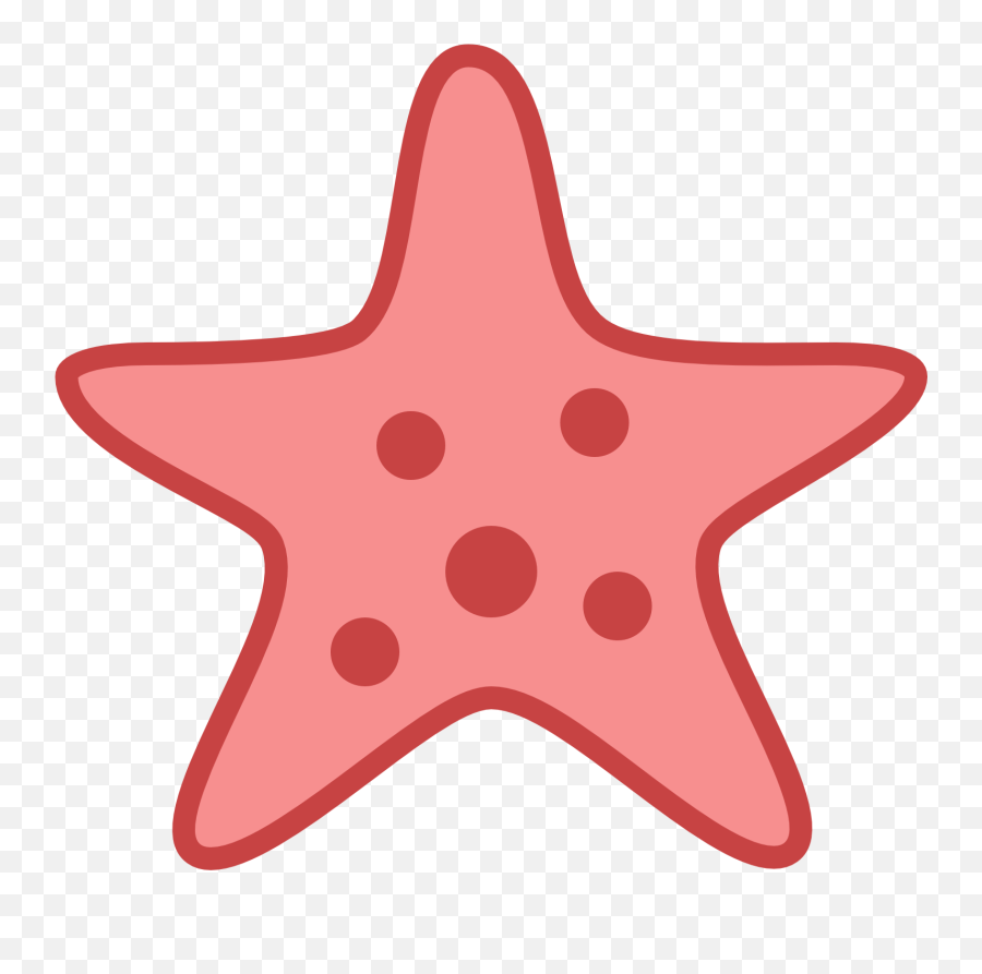 Starfish Png - Vector Star Fish Png,Fish Fossil Icon