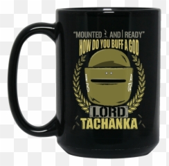 Lord Tachanka 15 Oz Black Mug - Them Crooked Vultures Album Cover Png,Tachanka Png