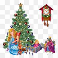 Touching Hearts Christmas Tree - PNG TUBE Christmas Tree Hd Art