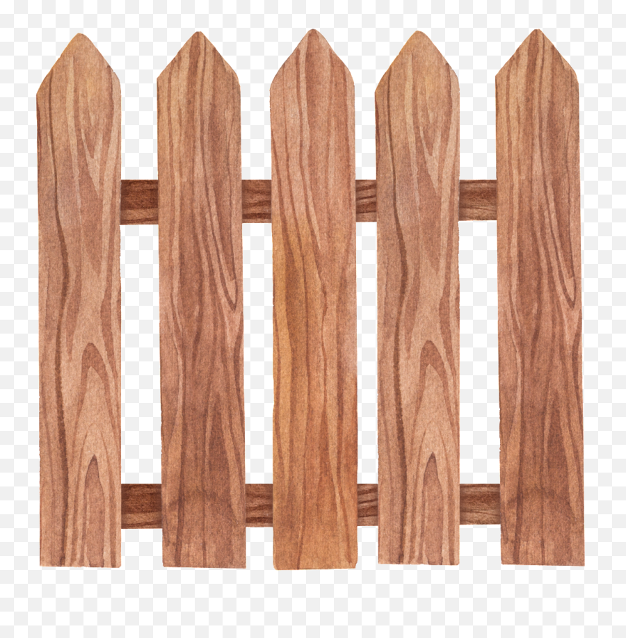 Wooden Fence Vector - Lumber Png,Wooden Fence Png