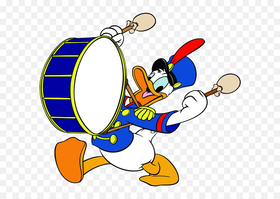 Donald Duck Band Png U0026 Free Bandpng Transparent - Donald Duck Band Clipart,Donald Duck Transparent
