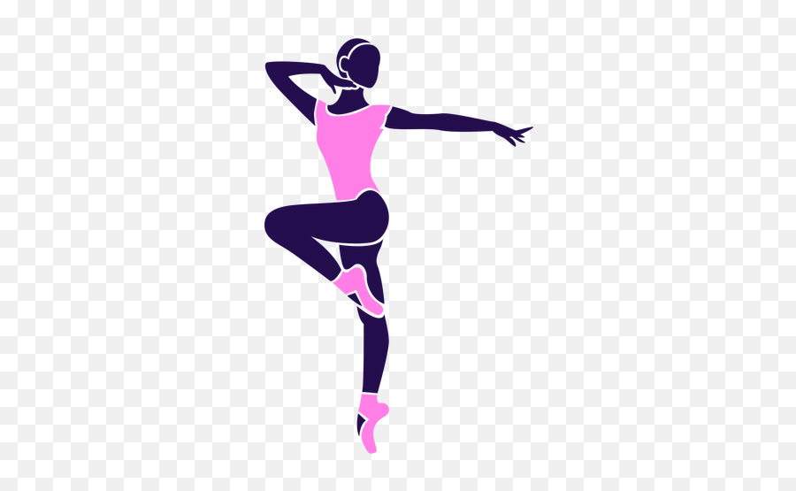Dance Pose Lady Tip Toe Silhouette - Transparent Png U0026 Svg Silueta Contorno De Bailarines,Toe Png