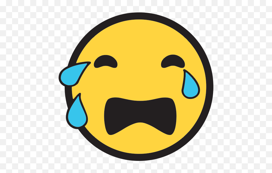 Crying Face Emoji Transparent Png - Crying Emoji Windows,Cry Emoji Png