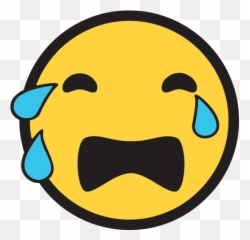 Crying Face Emoji Transparent Png - Windows