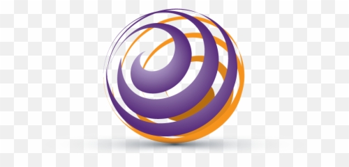 Download 3d Globe Logo Design - Png
