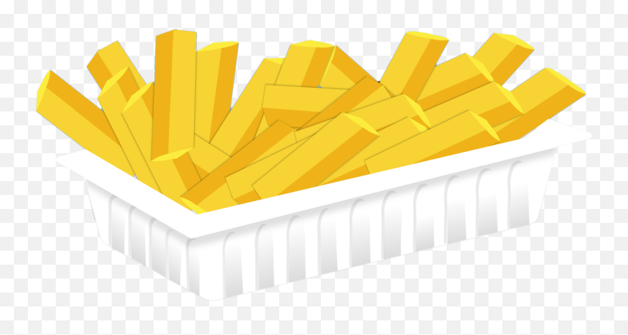 One Clipart Fry Transparent - Cartoon Transparent French Fries Png,Fry Png