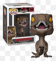 Jurassic Park - Velociraptor Pop Vinyl Figure Funko Pop Velociraptor Png,Velociraptor Png