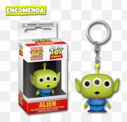 Funko Chaveiro Toy Story U2013 Alien - Loja Tsc Pop Keychain Alien Glow In The Dark Png,Toy Story Aliens Png