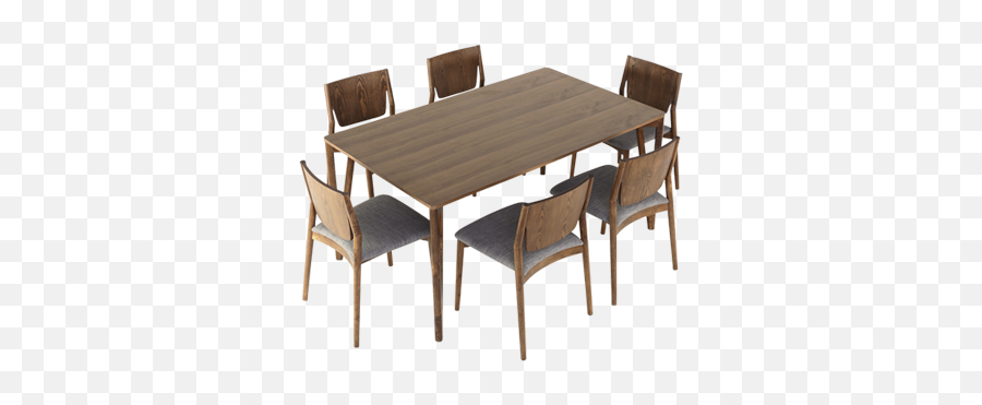 Sling Six Seater Dining Table - Kitchen Dining Room Table Png,Dining Table Png